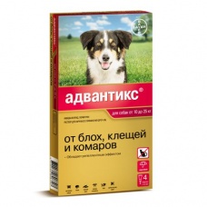 Адвантикс для собак от 10 до 25кг, пип. 2,5мл (4 пип/уп)